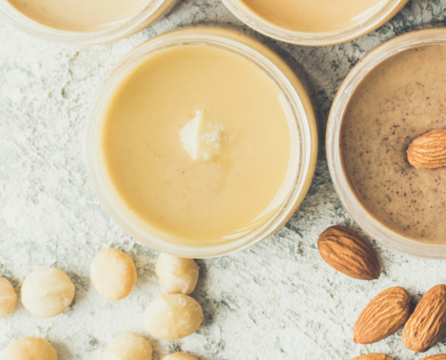 Apple Slices with Macadamia Butter