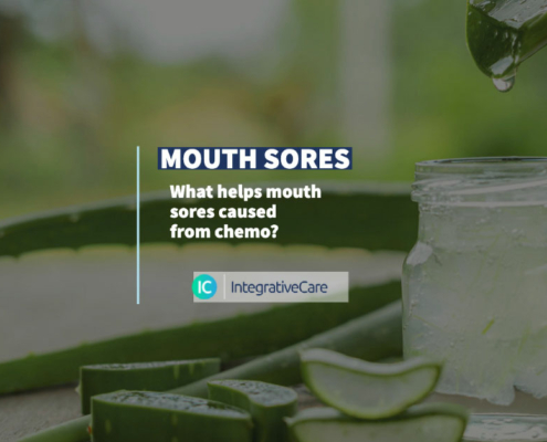 What helps mouth sores from chemo?