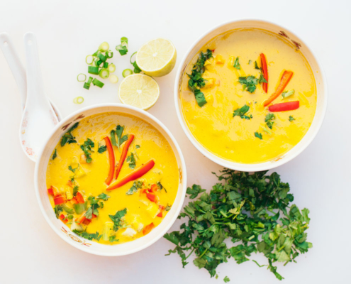 Coconut and Lime Curry Soup